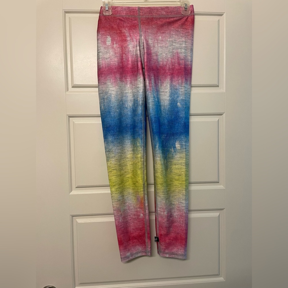 EUC Terez Rainbow Shimmer Leggings